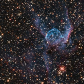 NGC2359 Thor’s Helmet taken by John Bozeman of Abilene, Texas