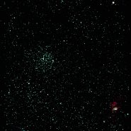 M52 & Bubble Nebula taken by Ernest Adams of San Antonio